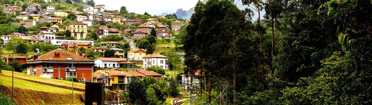 Hotel El Mirador Del Nalon San Roman  ภายนอก รูปภาพ